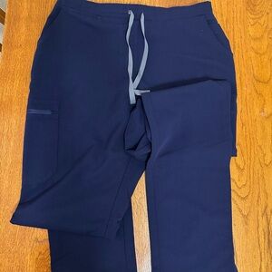 Figs Navy Straight leg scrub pants